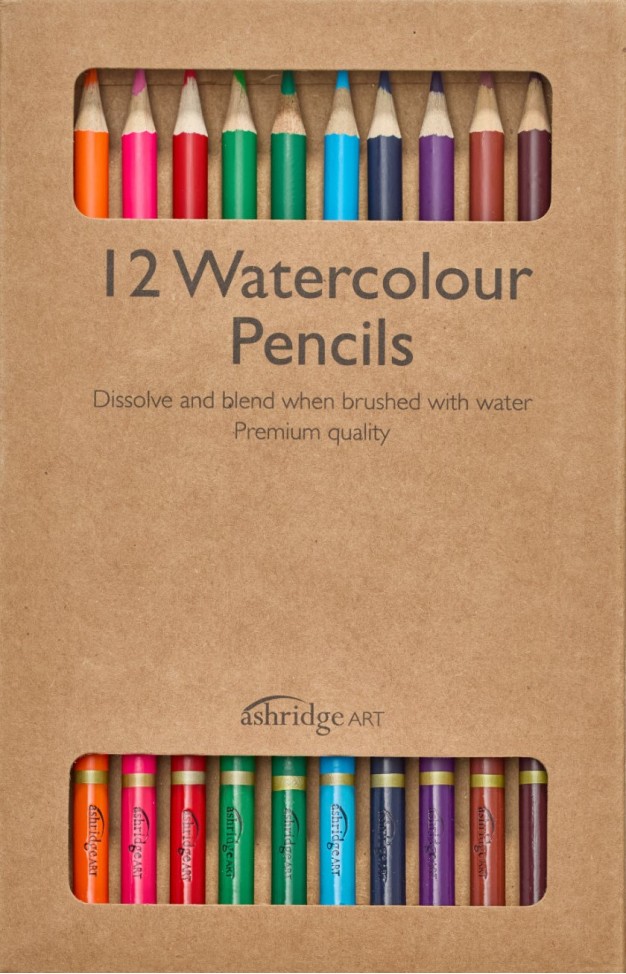 12 Pack Watercolour Pencil Set